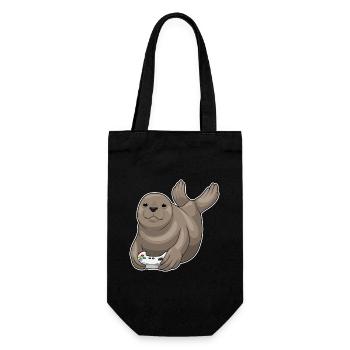 Seal Gamer Controller - Gift Bag for Bottles - black - Front