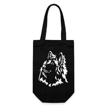 Tervueren Head "Black Edition" - Gift Bag for Bottles - black - Front