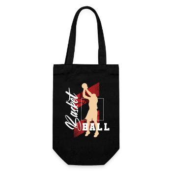 Basketball basketball players - Gift Bag for Bottles - black - Front