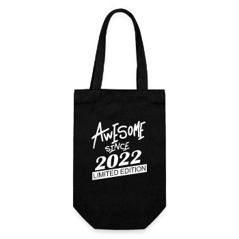 2022 - Vintage 2022 - Fantastic since 2022 - Gift Bag for Bottles - black - Front