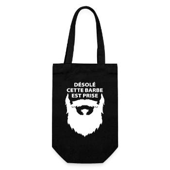 Désolé cette barbe est prise - Sac à bouteille - noir - Devant