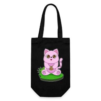Chat Cookie - Sac à bouteille - noir - Devant