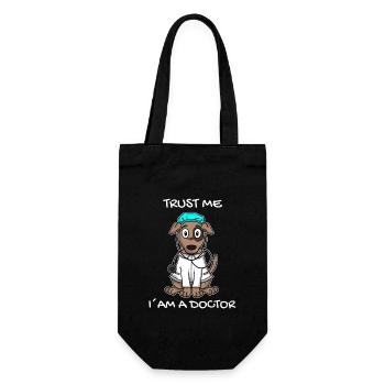 Animal Veterinarian Veterinary Medicine Gift - Gift Bag for Bottles - black - Front