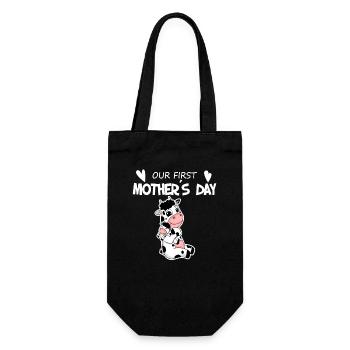 Fête des Mères - Premier cadeau de la fête des Mères - Sac à bouteille - noir - Devant