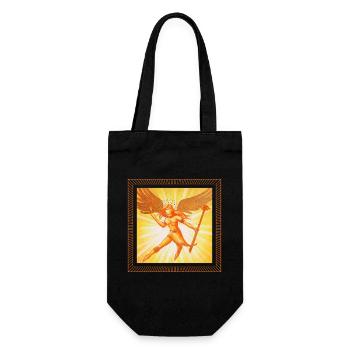 Angel of Fire - Sonja Ariel von Staden - Gift Bag for Bottles - black - Front