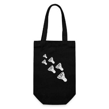 Badminton - Gift Bag for Bottles - black - Front