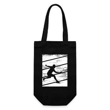 Badminton - Gift Bag for Bottles - black - Front