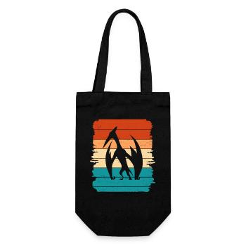 Pteranodon Dino Dinosaur - Gift Bag for Bottles - black - Front
