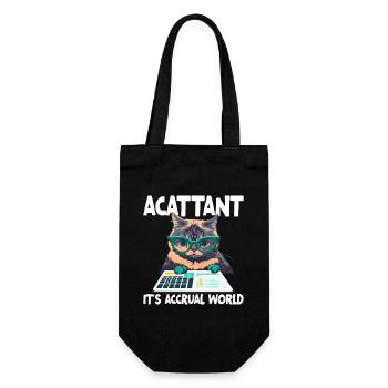 Les comptables acattants travaillent leurs actifs - Sac à bouteille - noir - Devant