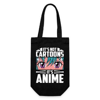 L’anime n’est pas un dessin animé! - Sac à bouteille - noir - Devant