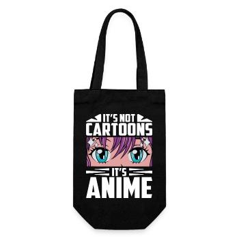 L’anime n’est pas un dessin animé! - Sac à bouteille - noir - Devant