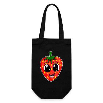 Fraises Fraises - Sac à bouteille - noir - Devant