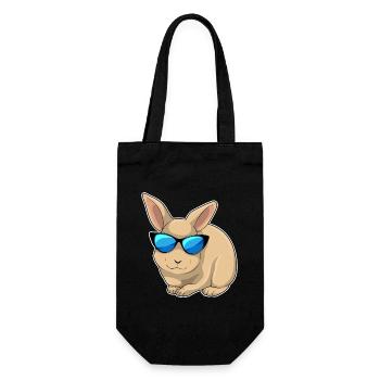 Rabbit Sunglasses - Gift Bag for Bottles - black - Front