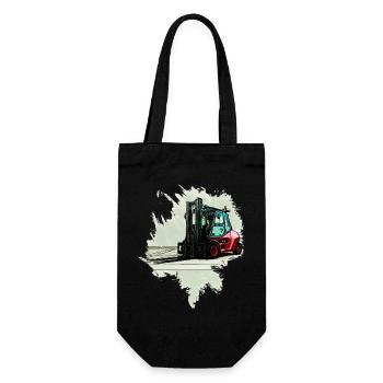 Chariot élévateur - Sac à bouteille - noir - Devant