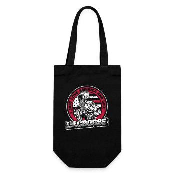 Love America And Like Lacrosse Lax Players - Gift Bag for Bottles - black - Front