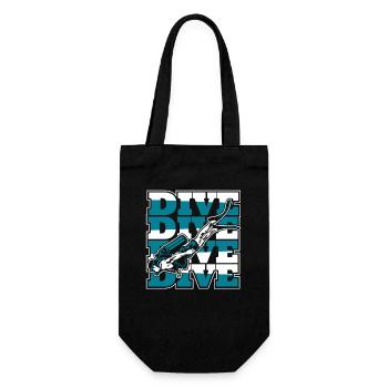Dive Diving Mask Diving Fins Goggles - Gift Bag for Bottles - black - Front