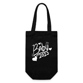 Bébé 2023 - Naissance enceinte - Sac à bouteille - noir - Devant
