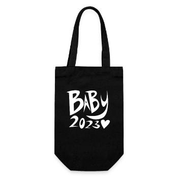 Bébé 2023 - Naissance enceinte - Sac à bouteille - noir - Devant
