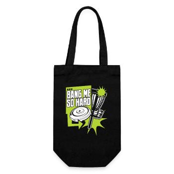Bang Me So Hard Disc Golfeur Frisbee Golf Player - Sac à bouteille - noir - Devant
