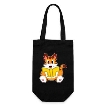 Livre des nerds du tigre - Sac à bouteille - noir - Devant