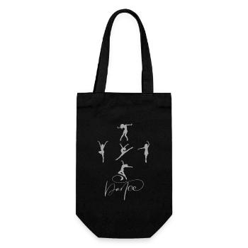 Dance - Dancing Lovers - Geschenkbeutel für Flaschen - Schwarz - Vorne