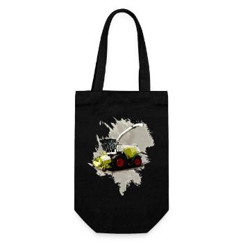 Combine Harvester Claas LEXION 8700 - Gift Bag for Bottles - black - Front