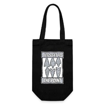 Let's Go To The Point Arrowhead Hunter - Geschenkbeutel für Flaschen - Schwarz - Vorne
