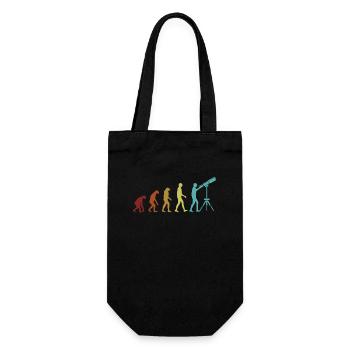 Astronomy Evolution Starry Sky Cosmologist - Gift Bag for Bottles - black - Front