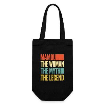 Mamou - the woman - the myth - the legend - Mamie - Sac à bouteille - noir - Devant