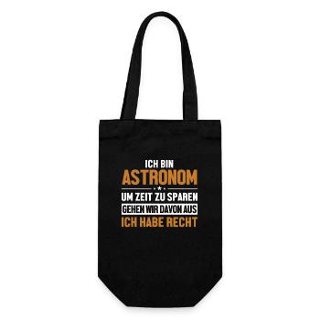 L’astronome a toujours raison Cosmologiste du ciel étoilé - Sac à bouteille - noir - Devant