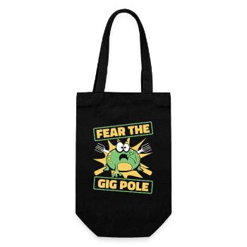 Fear The Gig Pole Toad Tadpole Tree Frog - Gift Bag for Bottles - black - Front
