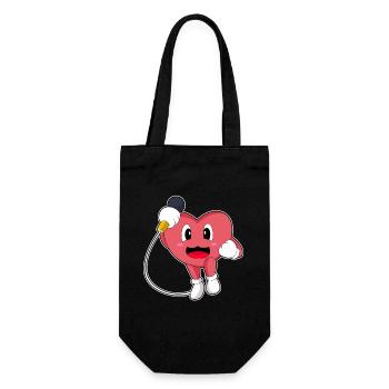Chant au micro Heart Singer - Sac à bouteille - noir - Devant