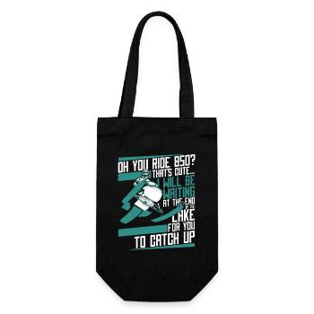 Oh Your Ride 850 Snow Motorcycle Snowmobile - Gift Bag for Bottles - black - Front
