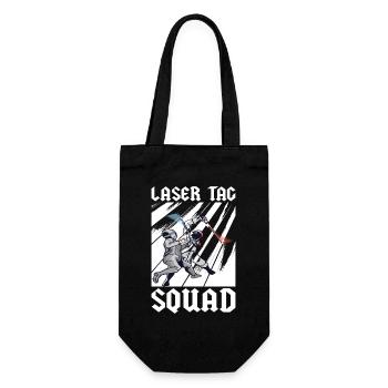 Laser Tag Squad - Geschenkbeutel für Flaschen - Schwarz - Vorne