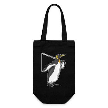 Penguin Angler Fishing Rod Fishing Rod - Gift Bag for Bottles - black - Front