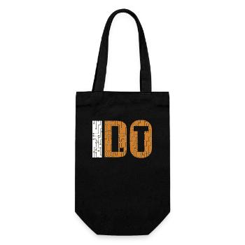 I Do It IT-Betrieb Informatiker Admin - Geschenkbeutel für Flaschen - Schwarz - Vorne