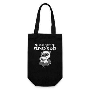 Fête des Pères - Premier cadeau de la fête des Pères - Sac à bouteille - noir - Devant