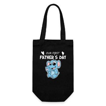 Fête des Pères - Premier cadeau de la fête des Pères - Sac à bouteille - noir - Devant