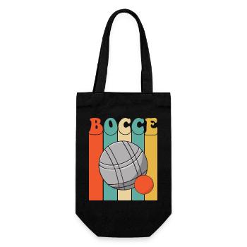 Bocce Saying Bocce Ball with Jack Bocci Game Bocce - Gift Bag for Bottles - black - Front