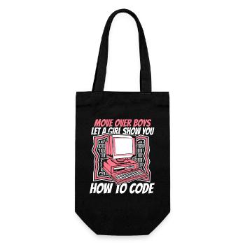 Laissez une fille vous montrer comment coder un développeur - Sac à bouteille - noir - Devant