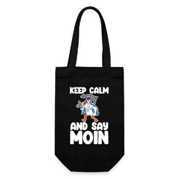 North Sea Moin Low German - Gift Bag for Bottles - black - Front