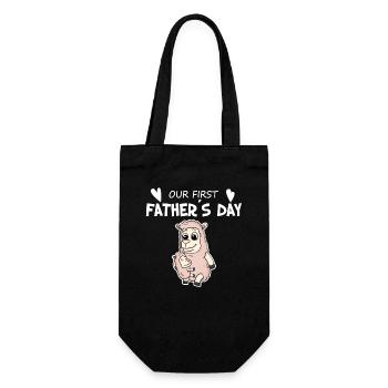 Fête des Pères - Premier cadeau de la fête des Pères - Sac à bouteille - noir - Devant