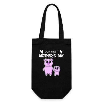 Fête des Mères - Premier cadeau de la fête des Mères - Sac à bouteille - noir - Devant