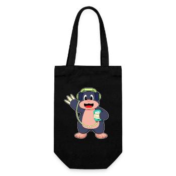 Mole Headphones Music - Gift Bag for Bottles - black - Front