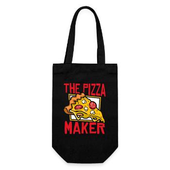 The Pizza Maker Pizza Pizza Tray Pizza Oven - Gift Bag for Bottles - black - Front