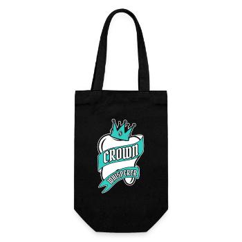 Crown Whisperer Dental Laboratory Dental Laboratory - Gift Bag for Bottles - black - Front