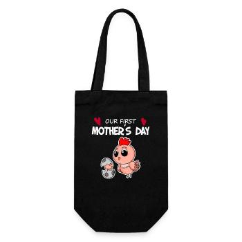Fête des Mères - Premier cadeau de la fête des Mères - Sac à bouteille - noir - Devant