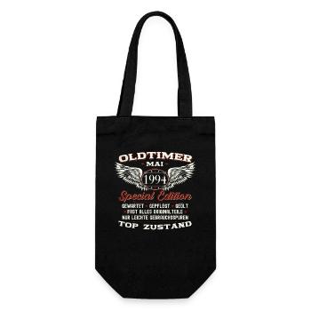 29. Geburtstag Mann Oldtimer Mai Jahrgang 1994 - Geschenkbeutel für Flaschen - Schwarz - Vorne