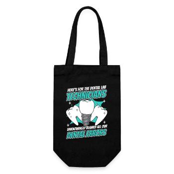 Toutes nos erreurs dentaires Laboratoire dentaire Laboratoire dentaire - Sac à bouteille - noir - Devant