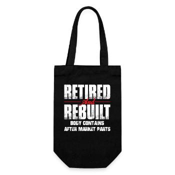 Récupération d’une chirurgie de remplacement de la hanche reconstruite à la retraite - Sac à bouteille - noir - Devant